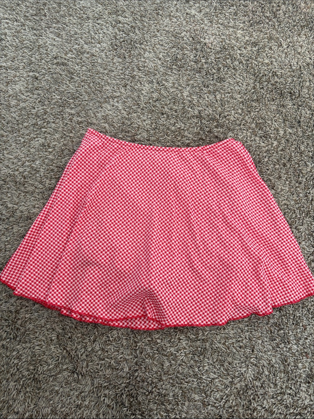 wild fable Red Gingham Circle Skirt